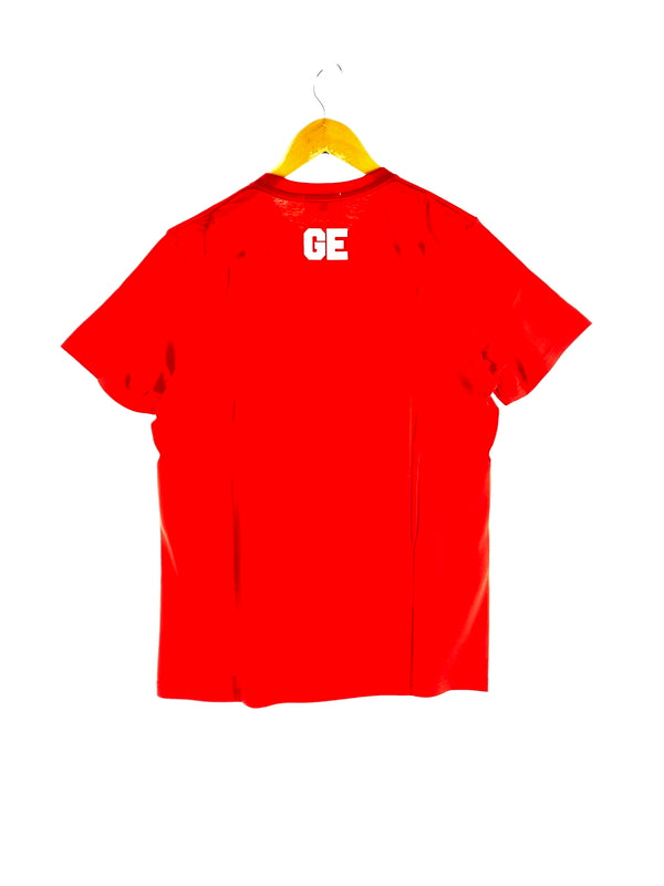 【中古美品】【メンズ】 GOODENOUGH グッドイナフ FUCK TEE GE-157008 ショートスリーブTシャツ 半袖Tシャツ トップス 142-260619-yn-18-min サイズ：S カラー：レッド 万代Net店