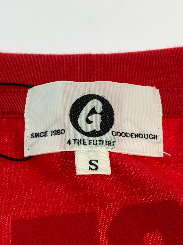 【中古美品】【メンズ】 GOODENOUGH グッドイナフ FUCK TEE GE-157008 ショートスリーブTシャツ 半袖Tシャツ トップス 142-260619-yn-18-min サイズ：S カラー：レッド 万代Net店