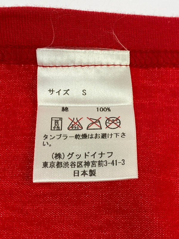 【中古美品】【メンズ】 GOODENOUGH グッドイナフ FUCK TEE GE-157008 ショートスリーブTシャツ 半袖Tシャツ トップス 142-260619-yn-18-min サイズ：S カラー：レッド 万代Net店