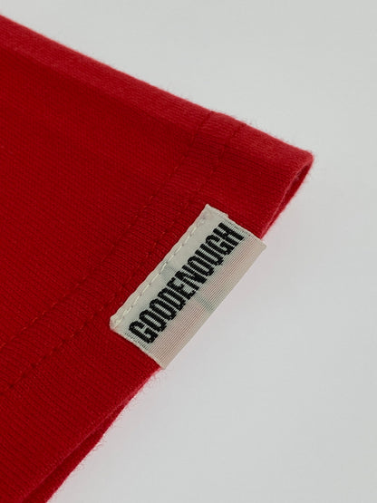 【中古美品】【メンズ】 GOODENOUGH グッドイナフ FUCK TEE GE-157008 ショートスリーブTシャツ 半袖Tシャツ トップス 142-260619-yn-18-min サイズ：S カラー：レッド 万代Net店