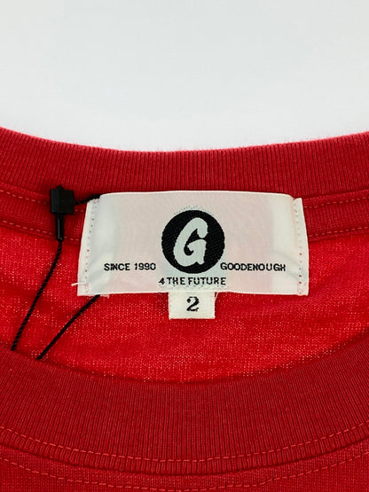 【中古美品】【メンズ】 GOODENOUGH グッドイナフ SOUNDS GOOD TEE GE-127018 ショートスリーブTシャツ 半袖Tシャツ トップス 142-260619-yn-14-min サイズ：2 カラー：レッド 万代Net店