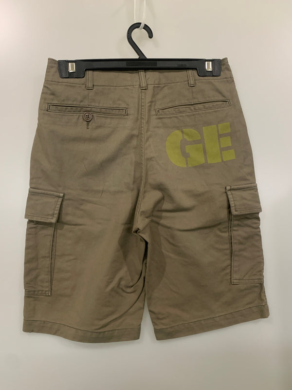 【中古品】【メンズ】 GOODENOUGH グッドイナフ 90'S CARGO SHORTS 90年代 カーゴ パンツ ボトムス 153-260619-jt-21-min サイズ：S カラー：オリーブ 万代Net店