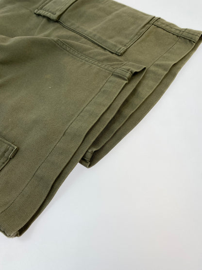 【中古品】【メンズ】 GOODENOUGH グッドイナフ 90'S CARGO SHORTS 90年代 カーゴ パンツ ボトムス 153-260619-jt-21-min サイズ：S カラー：オリーブ 万代Net店