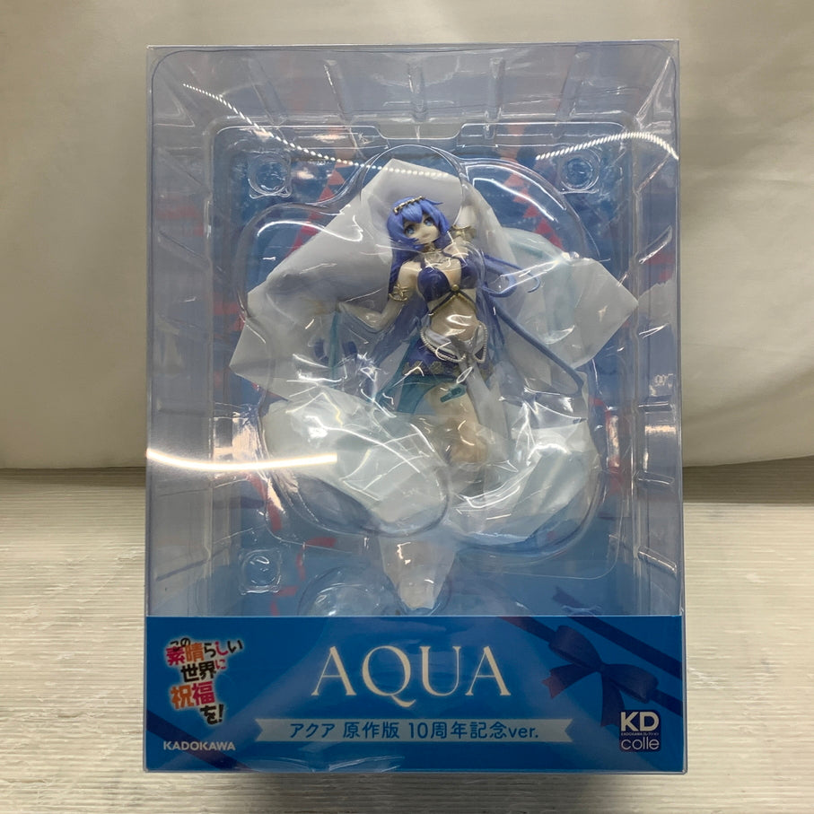 【中古品】 グッドスマイルカンパニー アクア 原作版 10周年記念ver. この素晴らしい世界に祝福を！ 完成品 フィギュア KADOKAWA 053-260824-em-09-min 万代Net店