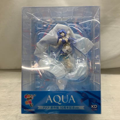 【中古品】 グッドスマイルカンパニー アクア 原作版 10周年記念ver. この素晴らしい世界に祝福を！ 完成品 フィギュア KADOKAWA 053-260824-em-09-min 万代Net店