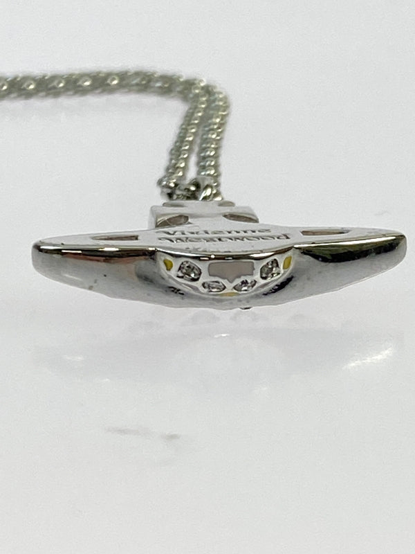 【中古品】【レディース】 VIVIENNE WESTWOOD ヴィヴィアンウエストウッド YELLOW ORB NECKLACE イエローオーブネックレス アクセサリー 192-260619-yn-06-min カラー：シルバー 万代Net店