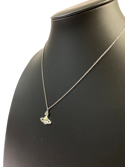 【中古品】【レディース】 VIVIENNE WESTWOOD ヴィヴィアンウエストウッド YELLOW ORB NECKLACE イエローオーブネックレス アクセサリー 192-260619-yn-06-min カラー：シルバー 万代Net店