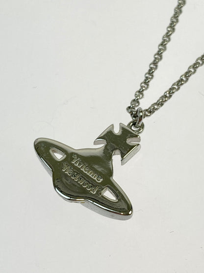 【中古品】【レディース】 VIVIENNE WESTWOOD ヴィヴィアンウエストウッド YELLOW ORB NECKLACE イエローオーブネックレス アクセサリー 192-260619-yn-06-min カラー：シルバー 万代Net店