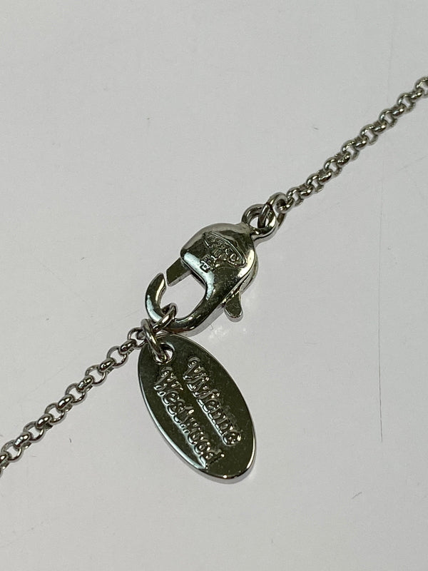【中古品】【レディース】 VIVIENNE WESTWOOD ヴィヴィアンウエストウッド YELLOW ORB NECKLACE イエローオーブネックレス アクセサリー 192-260619-yn-06-min カラー：シルバー 万代Net店