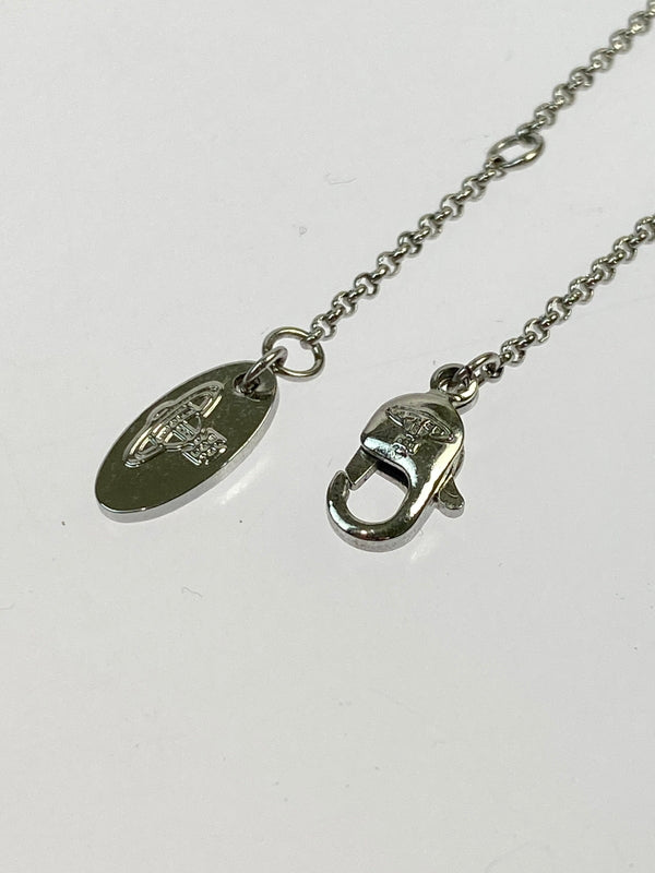 【中古品】【レディース】 VIVIENNE WESTWOOD ヴィヴィアンウエストウッド YELLOW ORB NECKLACE イエローオーブネックレス アクセサリー 192-260619-yn-06-min カラー：シルバー 万代Net店