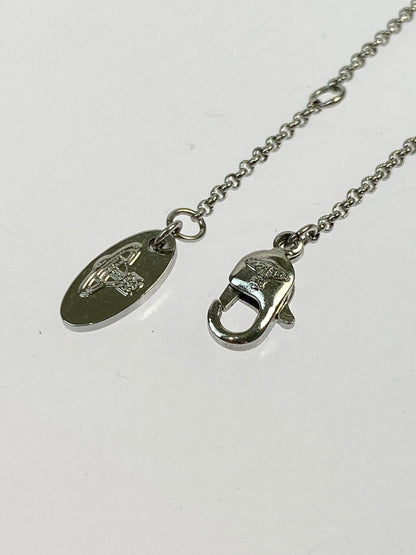 【中古品】【レディース】 VIVIENNE WESTWOOD ヴィヴィアンウエストウッド YELLOW ORB NECKLACE イエローオーブネックレス アクセサリー 192-260619-yn-06-min カラー：シルバー 万代Net店