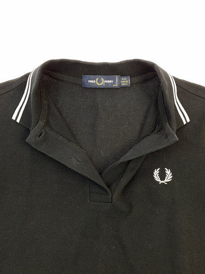 【中古品】【メンズ】 FRED PERRY フレッドペリー POLO SHIRT G3600 ポロシャツ 半袖 トップス 140-260619-yn-08-min サイズ：UK8 カラー：ブラック 万代Net店