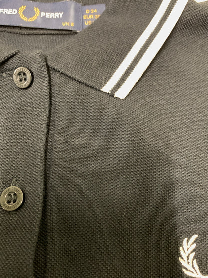 【中古品】【メンズ】 FRED PERRY フレッドペリー POLO SHIRT G3600 ポロシャツ 半袖 トップス 140-260619-yn-08-min サイズ：UK8 カラー：ブラック 万代Net店