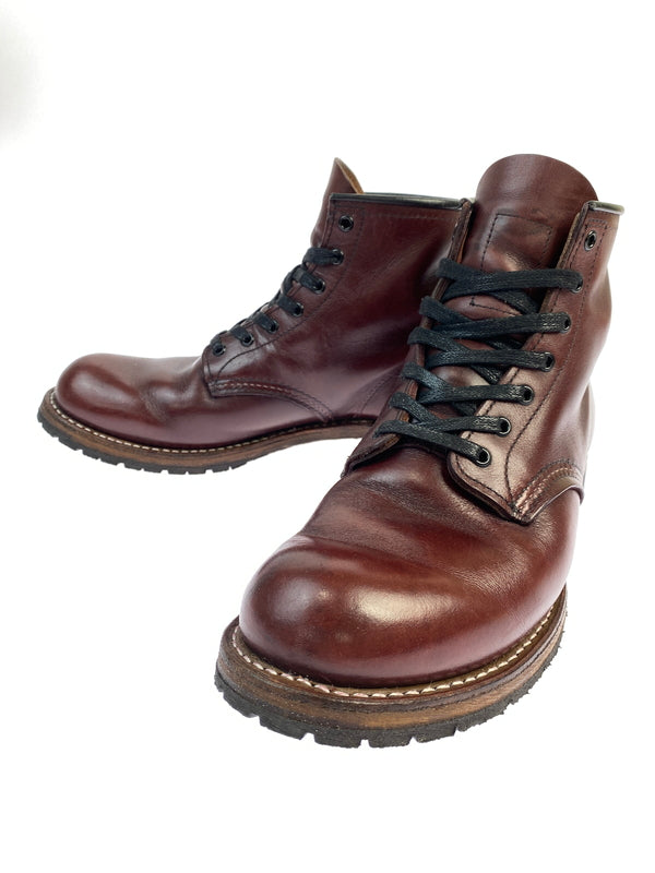 【中古品】【メンズ】 RED WING レッドウィング 07年製 BECKMAN レースアップブーツ 9011 メンズ 靴 シューズ 164-260621-em-09-min サイズ：UK7 1/2 カラー：ラディッシュ ブラウン 万代Net店