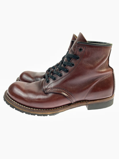 【中古品】【メンズ】 RED WING レッドウィング 07年製 BECKMAN レースアップブーツ 9011 メンズ 靴 シューズ 164-260621-em-09-min サイズ：UK7 1/2 カラー：ラディッシュ ブラウン 万代Net店