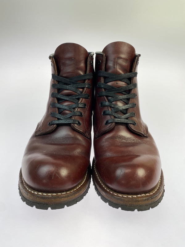 【中古品】【メンズ】 RED WING レッドウィング 07年製 BECKMAN レースアップブーツ 9011 メンズ 靴 シューズ 164-260621-em-09-min サイズ：UK7 1/2 カラー：ラディッシュ ブラウン 万代Net店