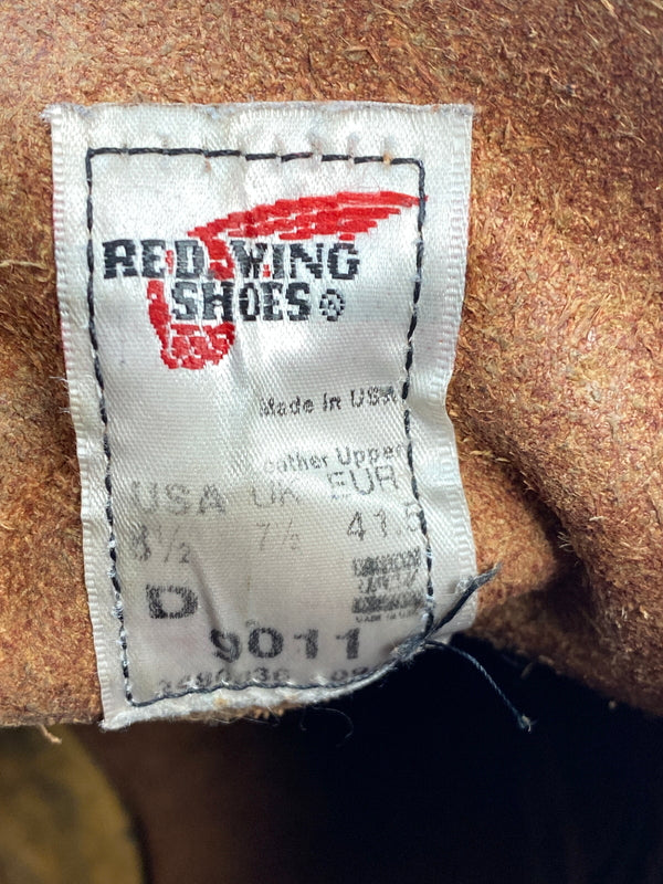 【中古品】【メンズ】 RED WING レッドウィング 07年製 BECKMAN レースアップブーツ 9011 メンズ 靴 シューズ 164-260621-em-09-min サイズ：UK7 1/2 カラー：ラディッシュ ブラウン 万代Net店