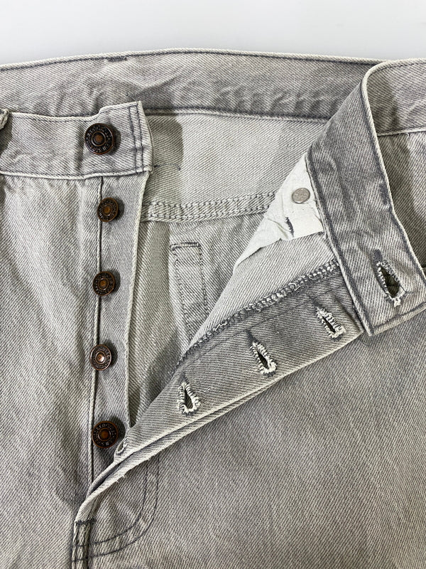 【中古品】【メンズ】 LEVI'S リーバイス 501 DENIM PANTS 501-0636 先染め デニムパンツ ボトムス 157-260623-yn-23-min サイズ：W34 L32 カラー：グレー 万代Net店
