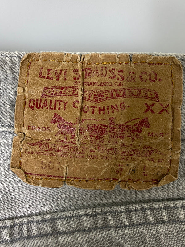【中古品】【メンズ】 LEVI'S リーバイス 501 DENIM PANTS 501-0636 先染め デニムパンツ ボトムス 157-260623-yn-23-min サイズ：W34 L32 カラー：グレー 万代Net店