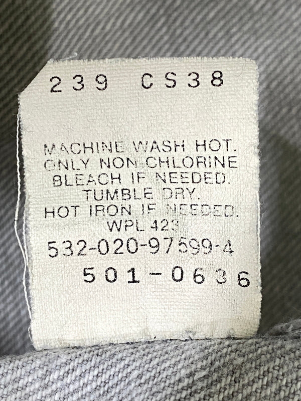 【中古品】【メンズ】 LEVI'S リーバイス 501 DENIM PANTS 501-0636 先染め デニムパンツ ボトムス 157-260623-yn-23-min サイズ：W34 L32 カラー：グレー 万代Net店