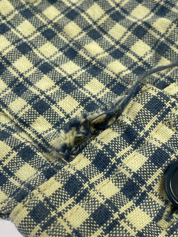 【現状渡し品】【メンズ】 POLO RALPH LAUREN ポロ ラルフローレン WYATT 90S CHECK SHIRT ワイアット 90年代 チェック シャツ トップス 146-260619-jt-15-min サイズ：S カラー：ブルー系 万代Net店