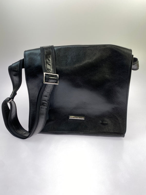 【中古品】【メンズ】 PRIMONAIP プリモナイ LEATHER SHOLDER BAG レザー ショルダバッグ カバン 188-260625-jt-08-min カラー：ブラック 万代Net店