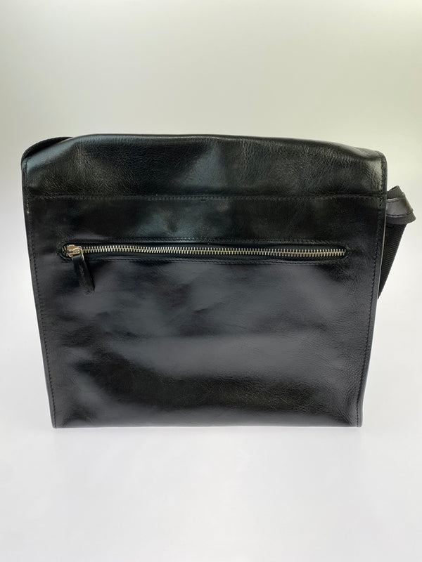 【中古品】【メンズ】 PRIMONAIP プリモナイ LEATHER SHOLDER BAG レザー ショルダバッグ カバン 188-260625-jt-08-min カラー：ブラック 万代Net店