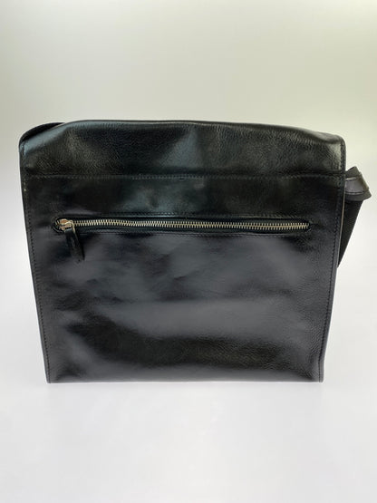 【中古品】【メンズ】 PRIMONAIP プリモナイ LEATHER SHOLDER BAG レザー ショルダバッグ カバン 188-260625-jt-08-min カラー：ブラック 万代Net店