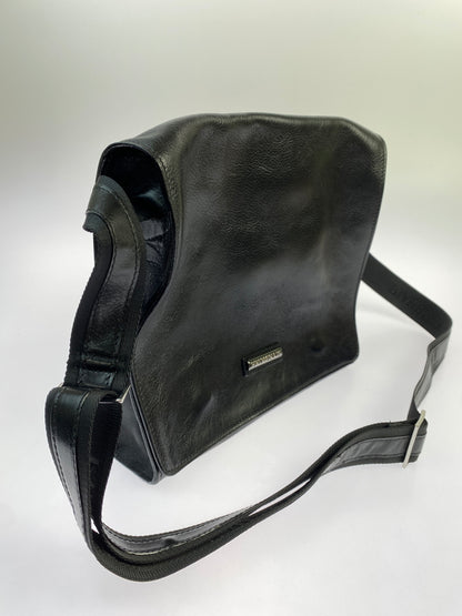 【中古品】【メンズ】 PRIMONAIP プリモナイ LEATHER SHOLDER BAG レザー ショルダバッグ カバン 188-260625-jt-08-min カラー：ブラック 万代Net店