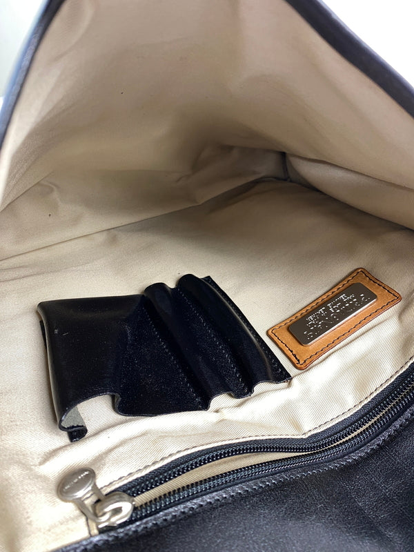 【中古品】【メンズ】 PRIMONAIP プリモナイ LEATHER SHOLDER BAG レザー ショルダバッグ カバン 188-260625-jt-08-min カラー：ブラック 万代Net店