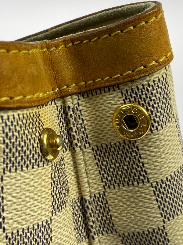 【ジャンク品】【レディース】 LOUIS VUITTON ルイ ヴィトン N51207 MI5007 ダミエ アズール ハムステッドPM 179-260625-jt-01-min カラー：ホワイト系 万代Net店