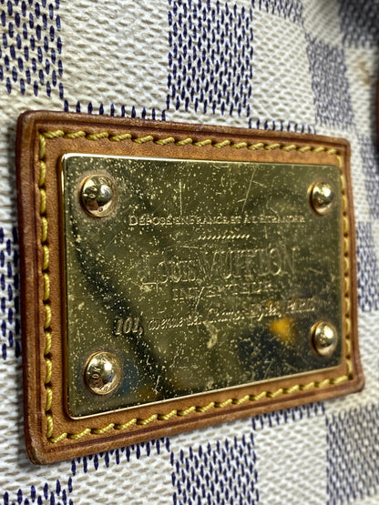 【ジャンク品】【レディース】 LOUIS VUITTON ルイ ヴィトン N51207 MI5007 ダミエ アズール ハムステッドPM 179-260625-jt-01-min カラー：ホワイト系 万代Net店