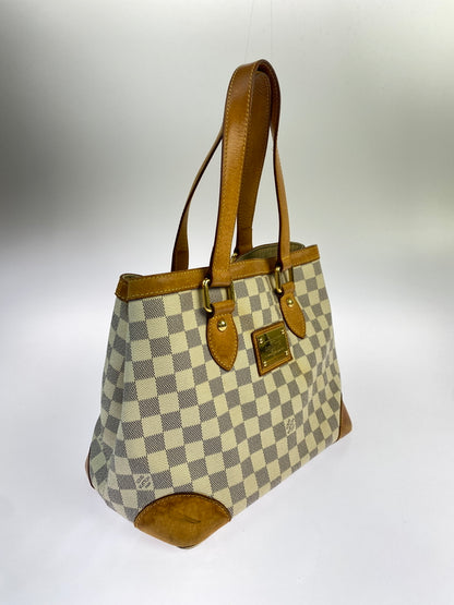 【ジャンク品】【レディース】 LOUIS VUITTON ルイ ヴィトン N51207 MI5007 ダミエ アズール ハムステッドPM 179-260625-jt-01-min カラー：ホワイト系 万代Net店