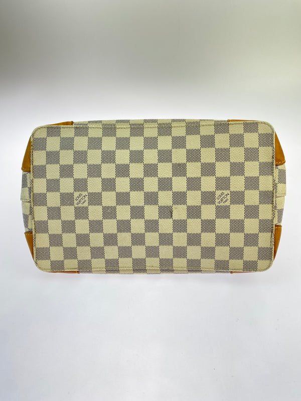 【ジャンク品】【レディース】 LOUIS VUITTON ルイ ヴィトン N51207 MI5007 ダミエ アズール ハムステッドPM 179-260625-jt-01-min カラー：ホワイト系 万代Net店
