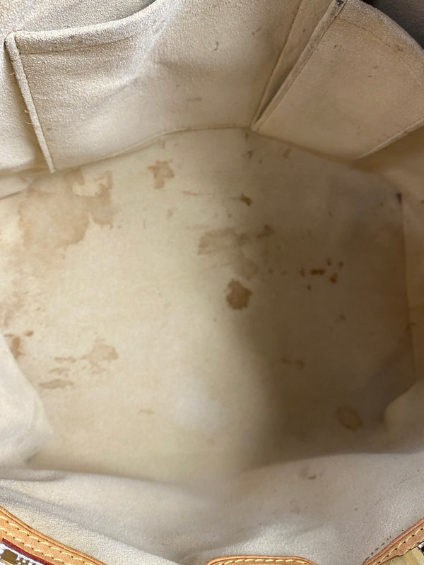 【ジャンク品】【レディース】 LOUIS VUITTON ルイ ヴィトン N51207 MI5007 ダミエ アズール ハムステッドPM 179-260625-jt-01-min カラー：ホワイト系 万代Net店