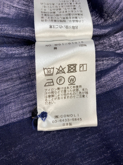 【中古品】【メンズ】 COMOLI コモリ ベタシャンスタンドカラージャケット M01-01016 18SS トップス 140-260619-jt-01-min サイズ：2 カラー：ネイビー 万代Net店