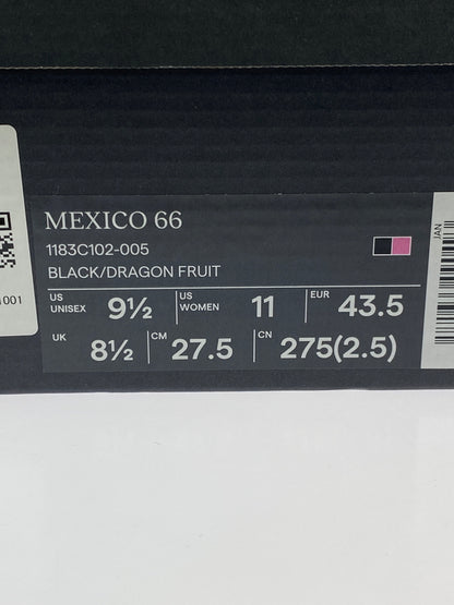 【中古品】【メンズ】 ONITSUKA TIGER オニツカタイガー MEXICO 66 1183C102-005 メキシコ 66 メンズ スニーカー シューズ 靴 162-260621-em-05-min サイズ：27.5cm カラー：BLACK DRAGON FRUIT 万代Net店