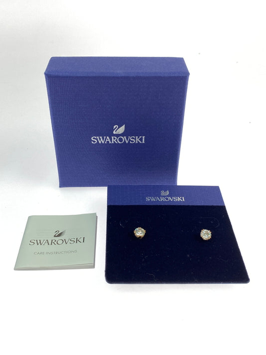 【中古品】【メンズ/レディース】 SWAROVSKI スワロフスキー CONSTELLA STUD EARRINGS コンステラ スタッドピアス アクセサリー 193-260621-em-12-min カラー：ゴールド/クリア 万代Net店