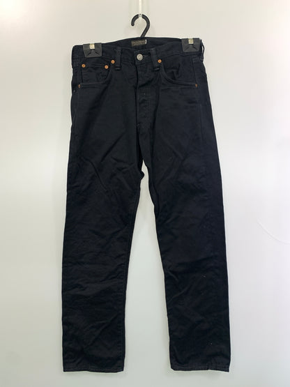 【中古品】【メンズ】 FULLCOUNT フルカウント BLACK STRAIGHT PANT ブラックストレートパンツ ボトムス 156-260706-yn-11-min サイズ：30 カラー：ブラック 万代Net店