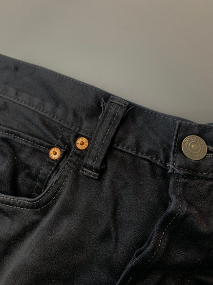 【中古品】【メンズ】 FULLCOUNT フルカウント BLACK STRAIGHT PANT ブラックストレートパンツ ボトムス 156-260706-yn-11-min サイズ：30 カラー：ブラック 万代Net店
