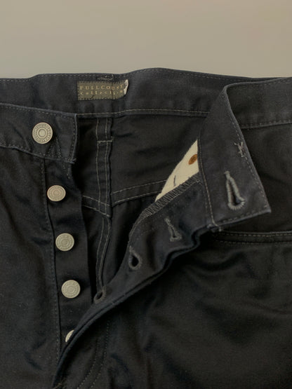【中古品】【メンズ】 FULLCOUNT フルカウント BLACK STRAIGHT PANT ブラックストレートパンツ ボトムス 156-260706-yn-11-min サイズ：30 カラー：ブラック 万代Net店