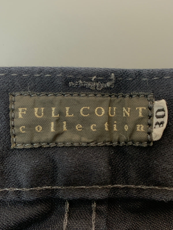 【中古品】【メンズ】 FULLCOUNT フルカウント BLACK STRAIGHT PANT ブラックストレートパンツ ボトムス 156-260706-yn-11-min サイズ：30 カラー：ブラック 万代Net店