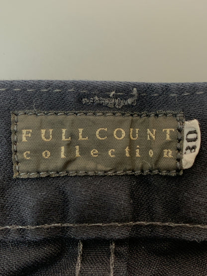 【中古品】【メンズ】 FULLCOUNT フルカウント BLACK STRAIGHT PANT ブラックストレートパンツ ボトムス 156-260706-yn-11-min サイズ：30 カラー：ブラック 万代Net店