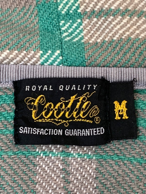 【中古品】【メンズ】 COOTIE クーティー CHECK ZIP HOODIE チェックジップフーディー パーカー トップス 142-260623-yn-39-min サイズ：M カラー：グリーン/グレー/ホワイト 万代Net店