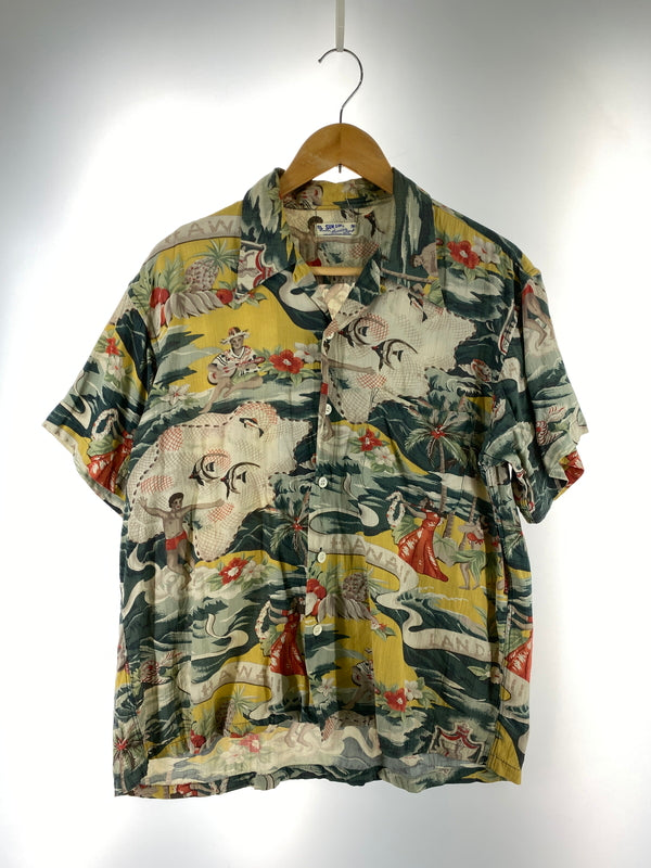 【中古品】【メンズ】 SUN SURF サンサーフ ALOHA SHIRT アロハシャツ トップス 145-260619-jt-05-min サイズ：サイズ不明 下記参照 カラー：総柄 万代Net店