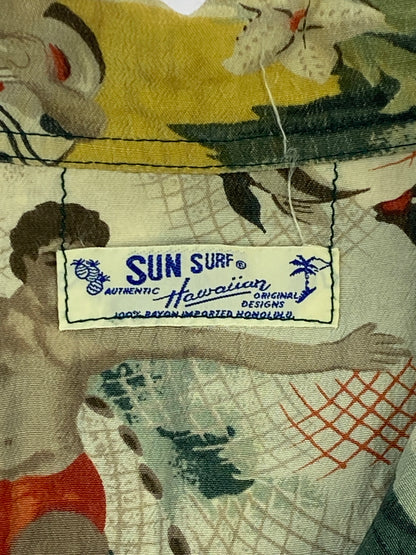 【中古品】【メンズ】 SUN SURF サンサーフ ALOHA SHIRT アロハシャツ トップス 145-260619-jt-05-min サイズ：サイズ不明 下記参照 カラー：総柄 万代Net店