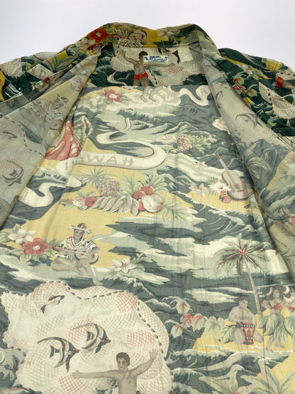 【中古品】【メンズ】 SUN SURF サンサーフ ALOHA SHIRT アロハシャツ トップス 145-260619-jt-05-min サイズ：サイズ不明 下記参照 カラー：総柄 万代Net店