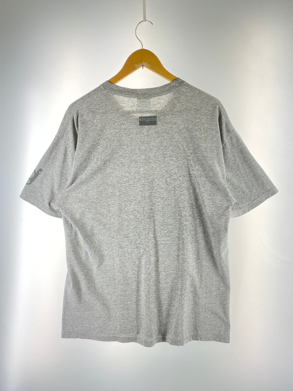 【現状渡し品】【メンズ】 KING SIZE キング サイズ 90S TECHNICS TEE トップス Tシャツ 146-260619-jt-10-min サイズ：L カラー：グレー 万代Net店