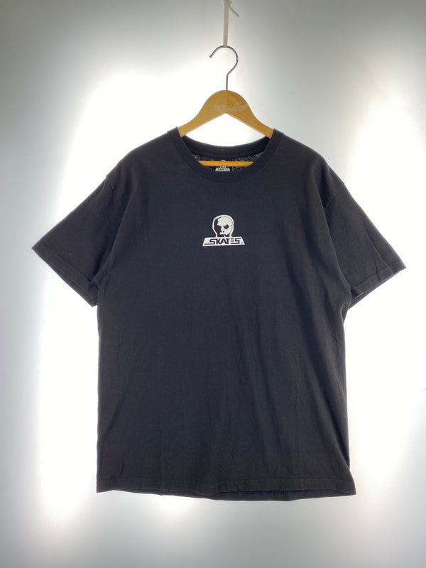 【中古品】【メンズ】 SKULL SKATES スカルスケーツ 90S LOGO TEE 90年代 ロゴTシャツ トップス 146-260619-jt-13-min サイズ：L カラー：ブラック 万代Net店