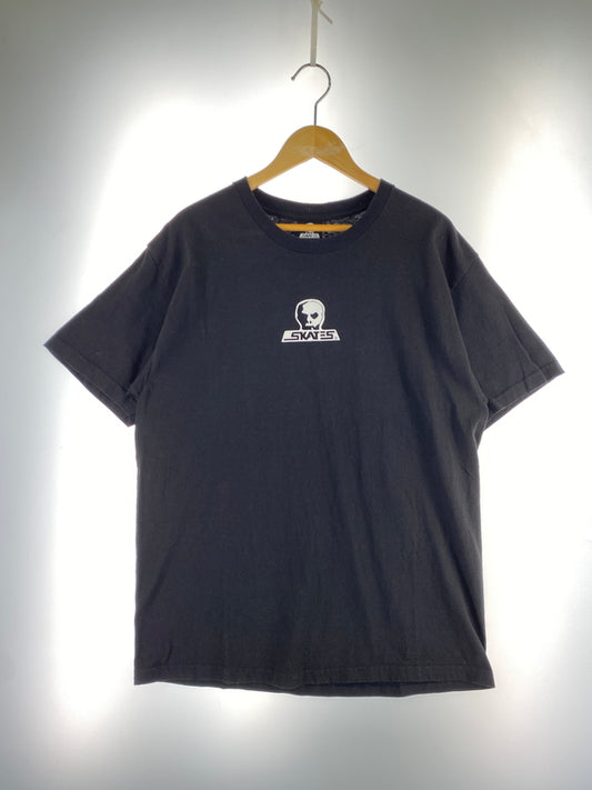 【中古品】【メンズ】 SKULL SKATES スカルスケーツ 90S LOGO TEE 90年代 ロゴTシャツ トップス 146-260619-jt-13-min サイズ：L カラー：ブラック 万代Net店